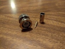Amphenol 112507, Connector, BNC 75 ohm, Straight Crimp Plug for RG-59/U,