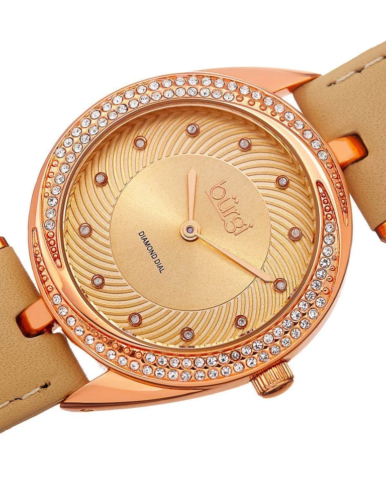 Reloj automático BURGI Japón ¡con piedras preciosas!!! Foto 3 de 4