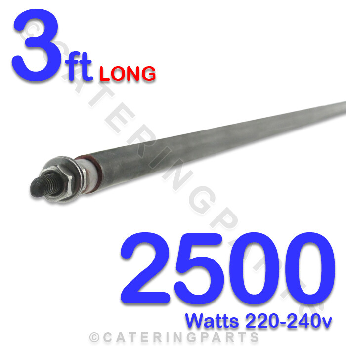 HE3625 36 / 3ft LONG 2500W 2.5kW ROD HEATING ELEMENT 8mm DIAMETER BEND TO  SHAPE | eBay