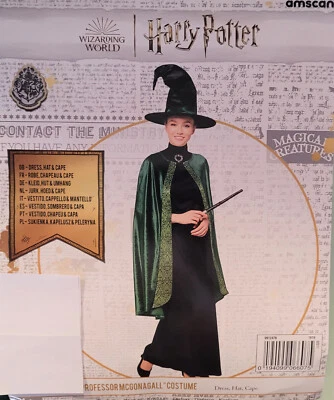 Amscan Damen Kostüm Harry Potter Professor MCGonagall Mottoparty Halloween 42/44