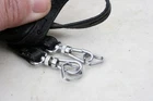 Asahi Pentax Vintage Camera Neck/Shoulder Strap With Rubber Pad in Black Leather