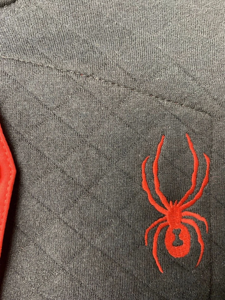 Spyder | Pullover L/S acolchado Frontier para hombre | Negro | Pequeño | Nuevo con etiquetas $149 Foto 4 de 4