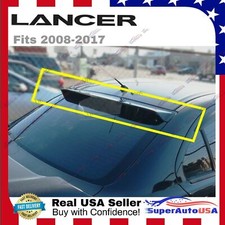 For Mitsubishi Lancer Evo 2008-17 Sedan Jdm Sport Rear Roof Window Visor Spoiler