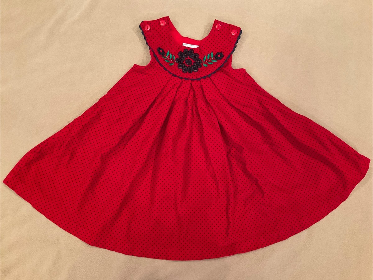 Samantha Says Corduroy Jumper Dress Girls Christmas Holiday