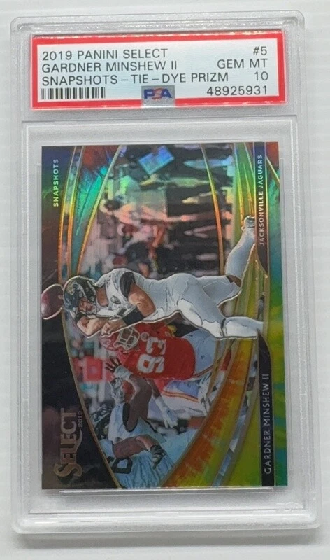 Gardner Minshew II Panini Select Snapshots #5 Tie-Dye Prizm