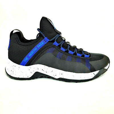 The North Face Mens 9 Trail Escape Peak Hiking Shoes Black Blue