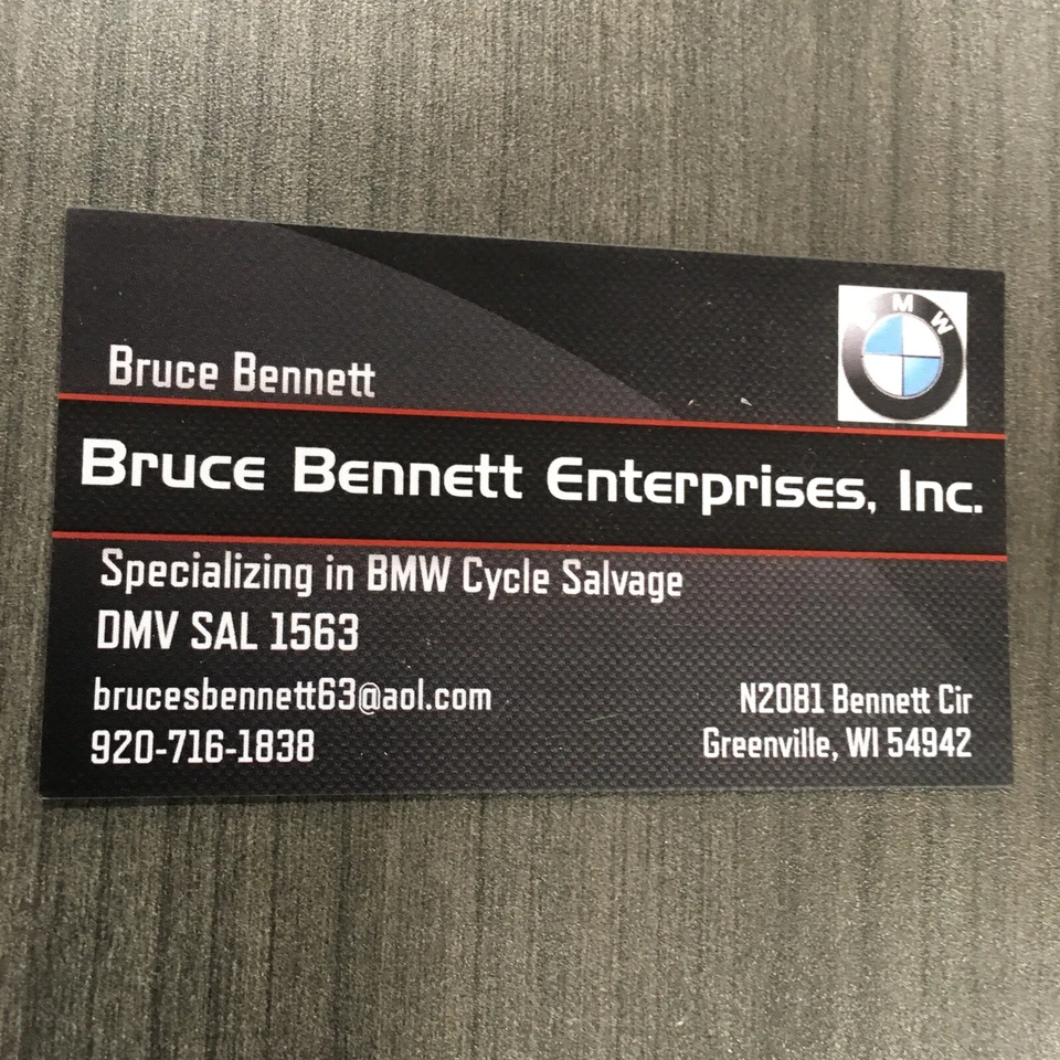 Respaldo BMW R1100RT/R1150RT 28L 71607693672 nuevo stock antiguo 3C Foto 3 de 3