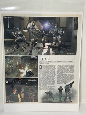 F.E.A.R. Magazine Preview Article 2005 PC Horror FPS