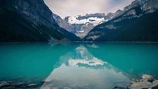 Landscape nature lake turquoise Custom Gaming Mat Desk