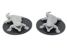 Crocodile Lot Dungeons and Dragons Miniatures DnD Minis 28mm fantasy unpainted