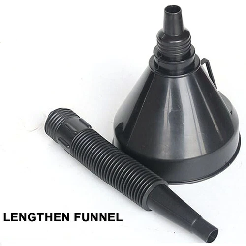 Automotive Car Motorcycle Boat Flexible Large Funnel Oil Water Gas Fuel Spout US