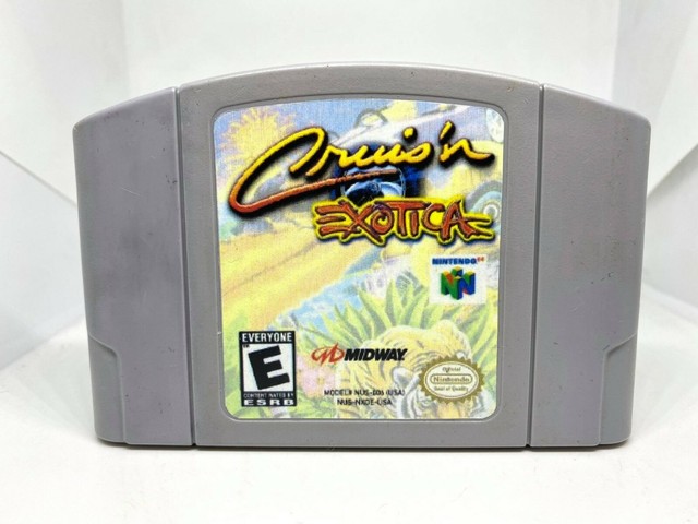 Cruis'n Exotica N64 (Nintendo 64, 2000) Authentic, Cleaned