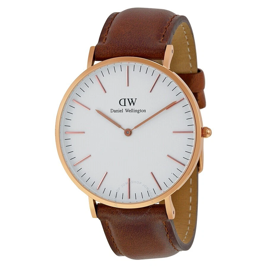 Daniel Wellington 0106DW Classic St. Mawes Leather Strap Watch