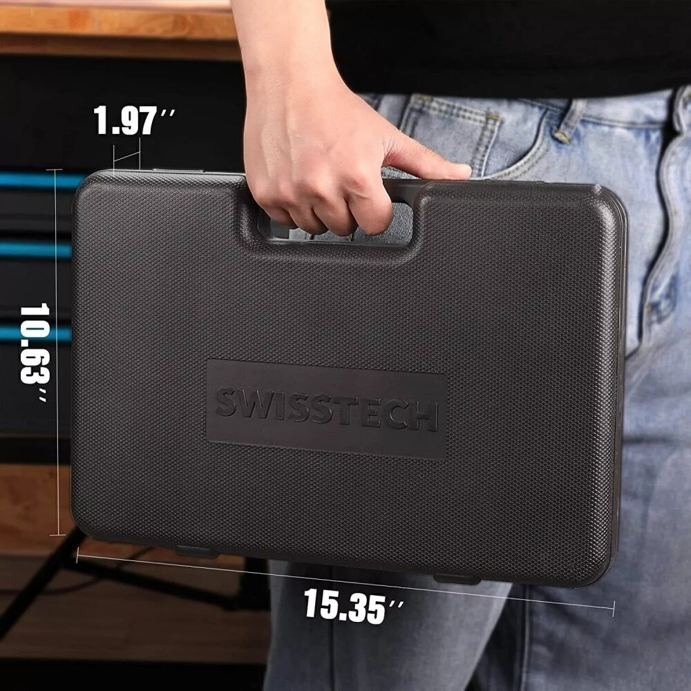 163pcs Gun Cleaning Kit Universal Rifle Pistol Shotgun Handgun Firearm with Case