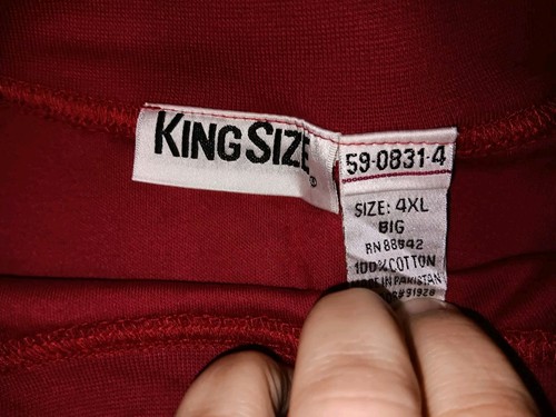 KingSize Men's Big & Tall No Sweat Long-Sleeve Crewneck Tee - Picture 3 of 3