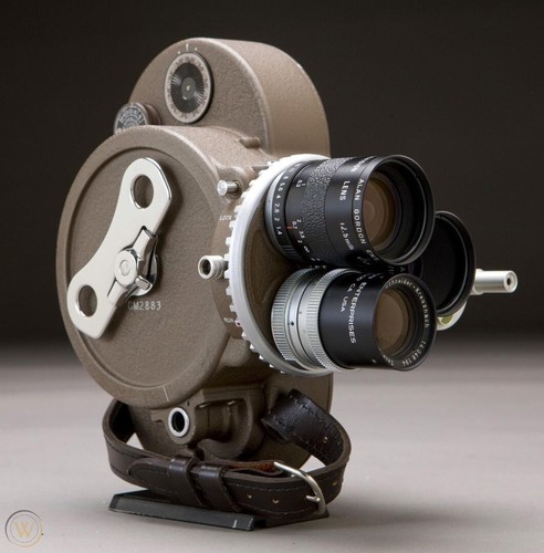 Bell & Howell 16mm Filmo 70DR Cine Camera w/3 Lenses Reconditioned & Warranty!