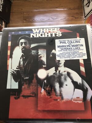Sealed New White Nights Phil Collins Atlantic Records Shrink Wrap Stereo LP