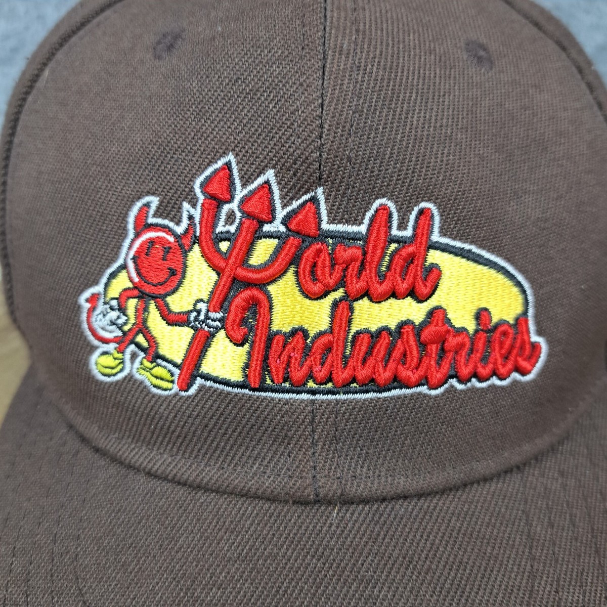 【90s ⭕️】usa製 world industries キャップ 超希少 90s world industries キャップ