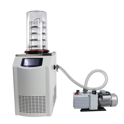 -60  0.092㎡ Lab Vacuum Freeze Dryer Lyophilizer Ordinary Freezing Drying Machine