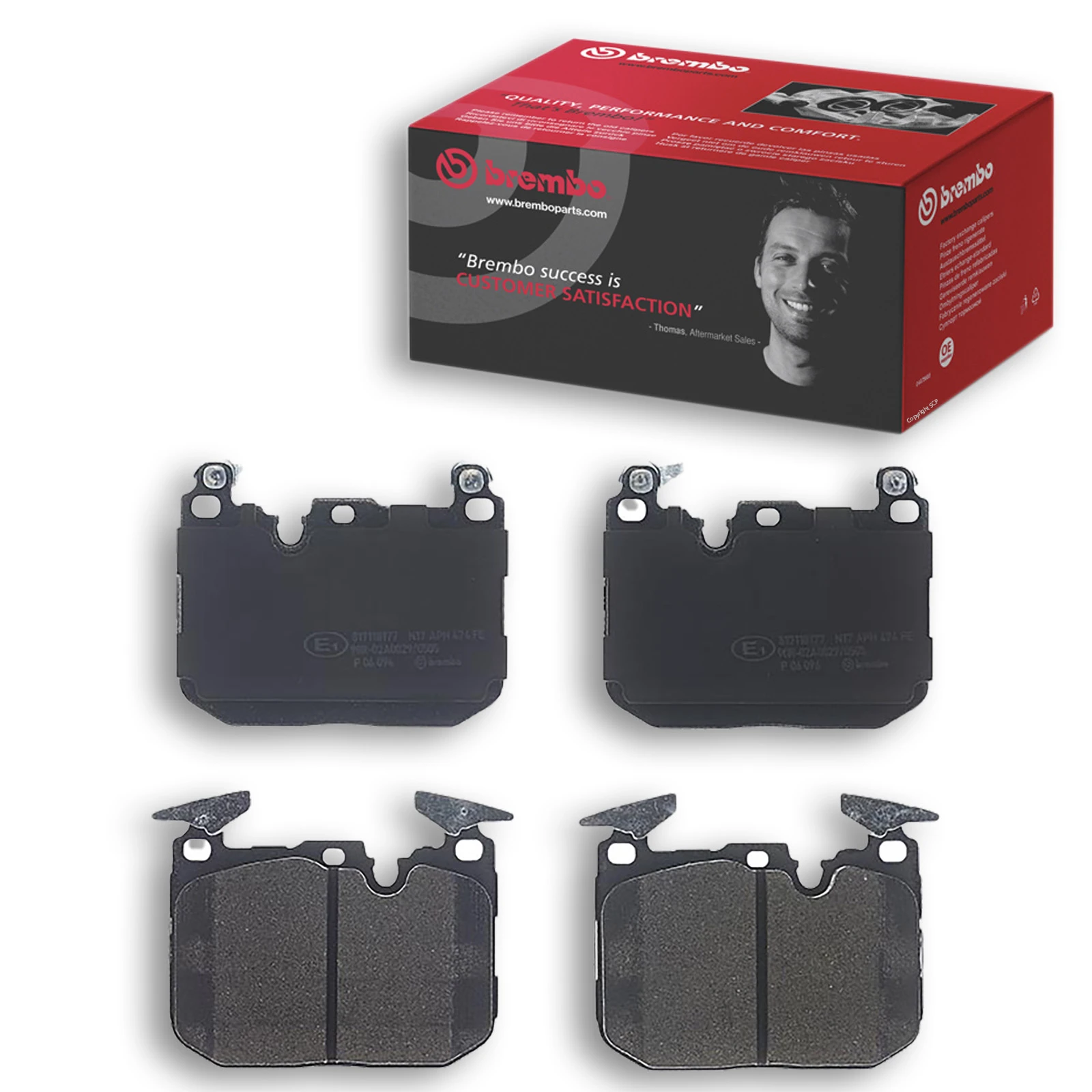 Brake Pads Set fits BMW M3 F80 3.0 Front 14 to 18 S55B30A Brembo 34112284765 New - Image 19
