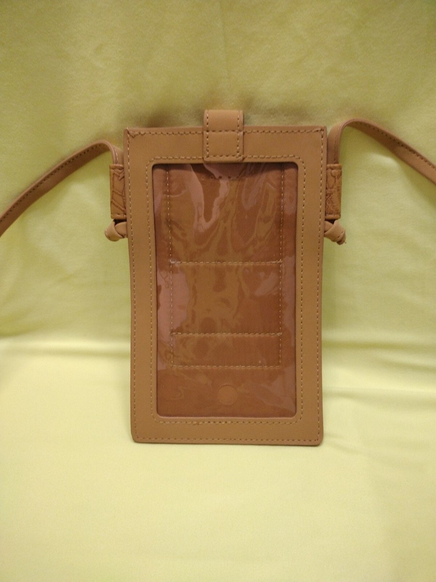 Save The Girl Tan Cellphone Holder Crossbody Touchscreen Purse