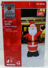 9 Foot Tall LED SANTA Airblown Inflatable Christmas Inflatable Holiday NEW