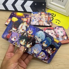 Portable Purse Genshin Impact Wallet Bag Pouch Notecase Fashion Billfold Gift