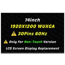 14inch LP140WU1-SPB2 1920X1200 30Pins Non-Touch IPS WUXGA LCD LED Screen Display