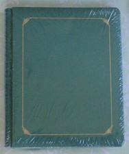 Creative Memories 8 X 10 Teal Reflections Scrapbook Album With Gold Trim