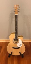 * MORGAN EVANS * signed autographed acoustic guitar * KISS SOMEBODY * 1