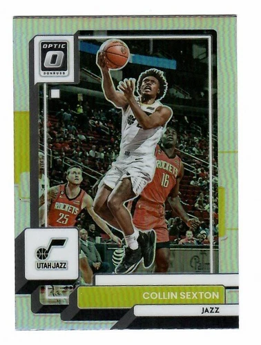 Collin Sexton 2022-23 Panini Donruss Optic #37 Silver Prizm Utah Jazz/ Lakers