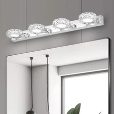 MODERN BATHROOM VANITY LED  LIGHT MAKE UP WALL FRONT TOILET MIRROR LAMP FIXTURE