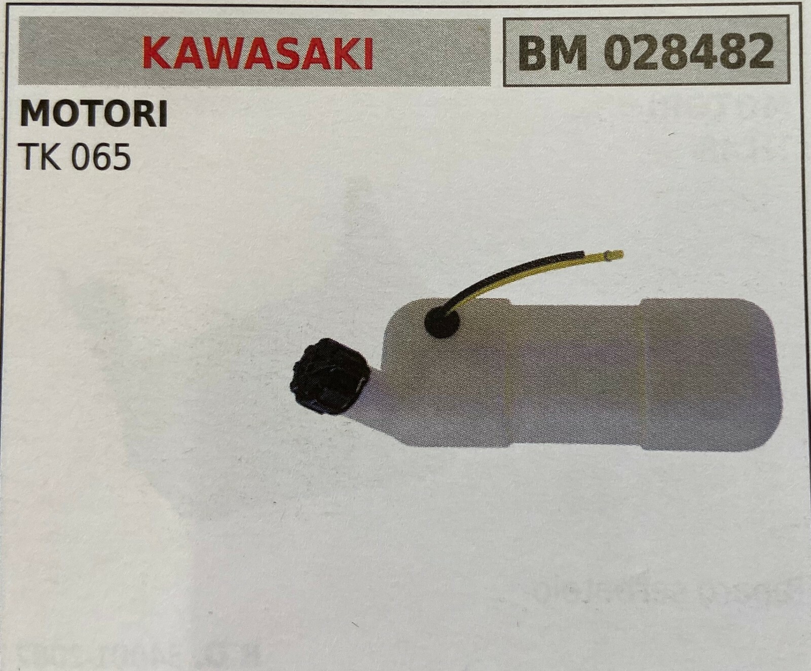 Serbatoio Decespugliatore Kawasaki Brumar BM028482 - Ricambio Garantito