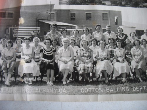1953 Coats and Clark Inc. Albany GA Cotton Balling division Swift photo  - Bild 3 von 8