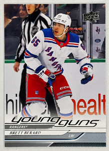 2024-25 UD Extended Series Brett Berard Young Guns #705 New York Rangers