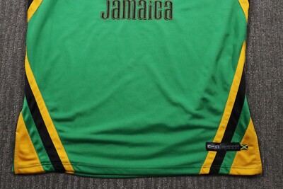 AND1 Bob Marley Jamaica Basketball Jersey Men's 3XL Rare Y2k VTG
