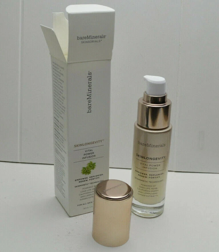 bareMinerals SkinLongevity Vital Power Infusion Serum ~ 1 oz / 30ml ~ NEW IN BOX - Image 4 of 4