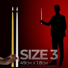 Large Church Candles ???? Australia Wide | Orthodox Prayer Taper Candles Bulk