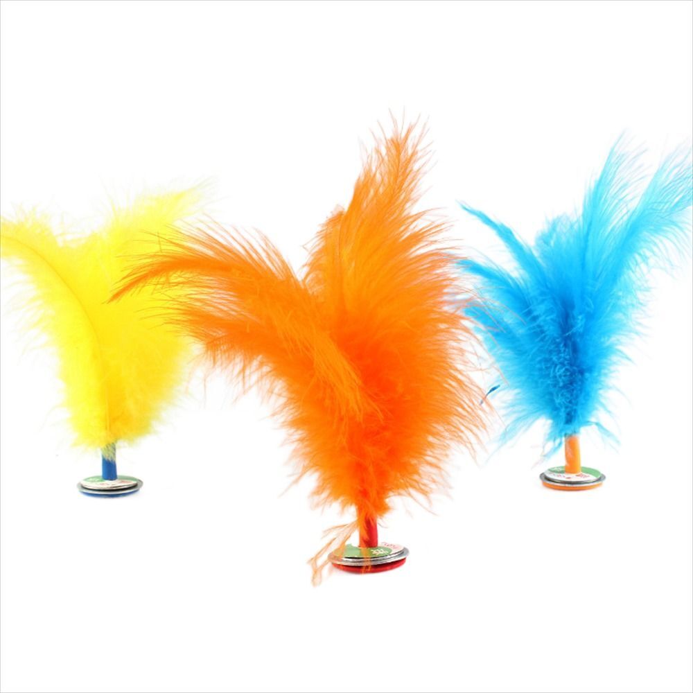 Foot Kick Feathers Shuttlecock Handwheel Feather Jianzi Fitness