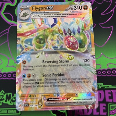 Pokemon FLYGON EX 106/191 - Surging Sparks - ULTRA RARE HOLO - MINT