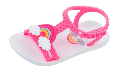 rainbow baby sandals