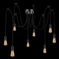 Licht-Trend HäNgeleuchte Mirim 8-Flg. Schwarz