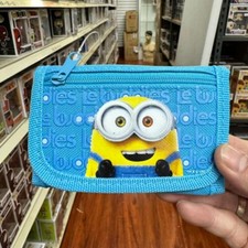 Minions wallet Children Wallet Kids Cartoon Coin Purse Baby Blue 