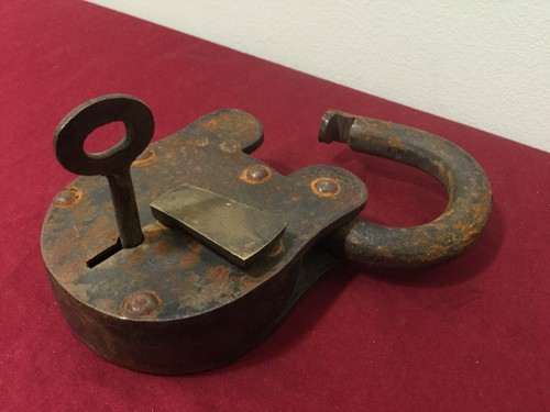 Candado con llave de broca de marca desconocida vintage con 1 llave - cerrajero - Imagen 4 de 9