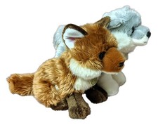 Miyoni Tots WOLF PUP FOX KIT 9-10" Stuffed Animal Plush by Aurora
