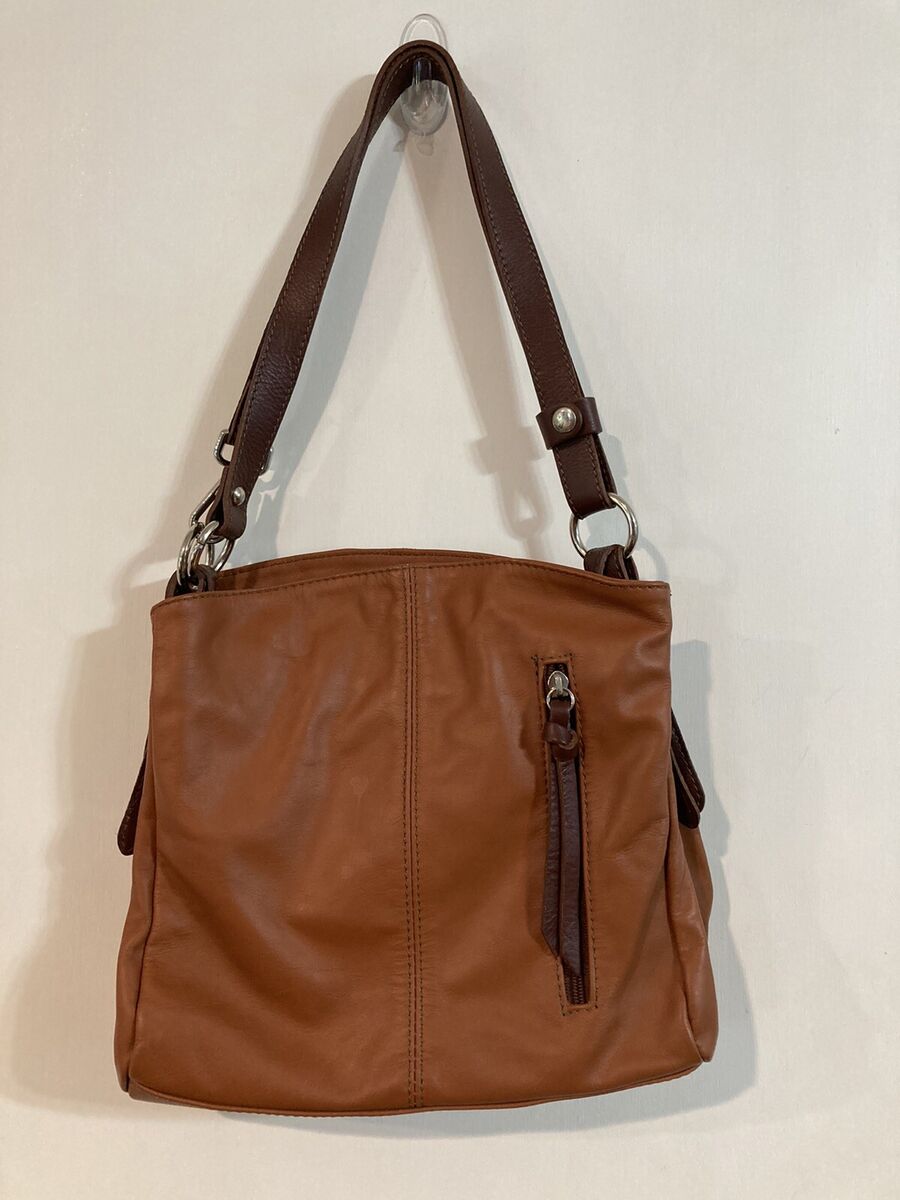 Borse In Pelle Genuine Leather Handbag Made In Italy Orange Borse In Pelle Genuine Leather Handbag Made In Italy Orange