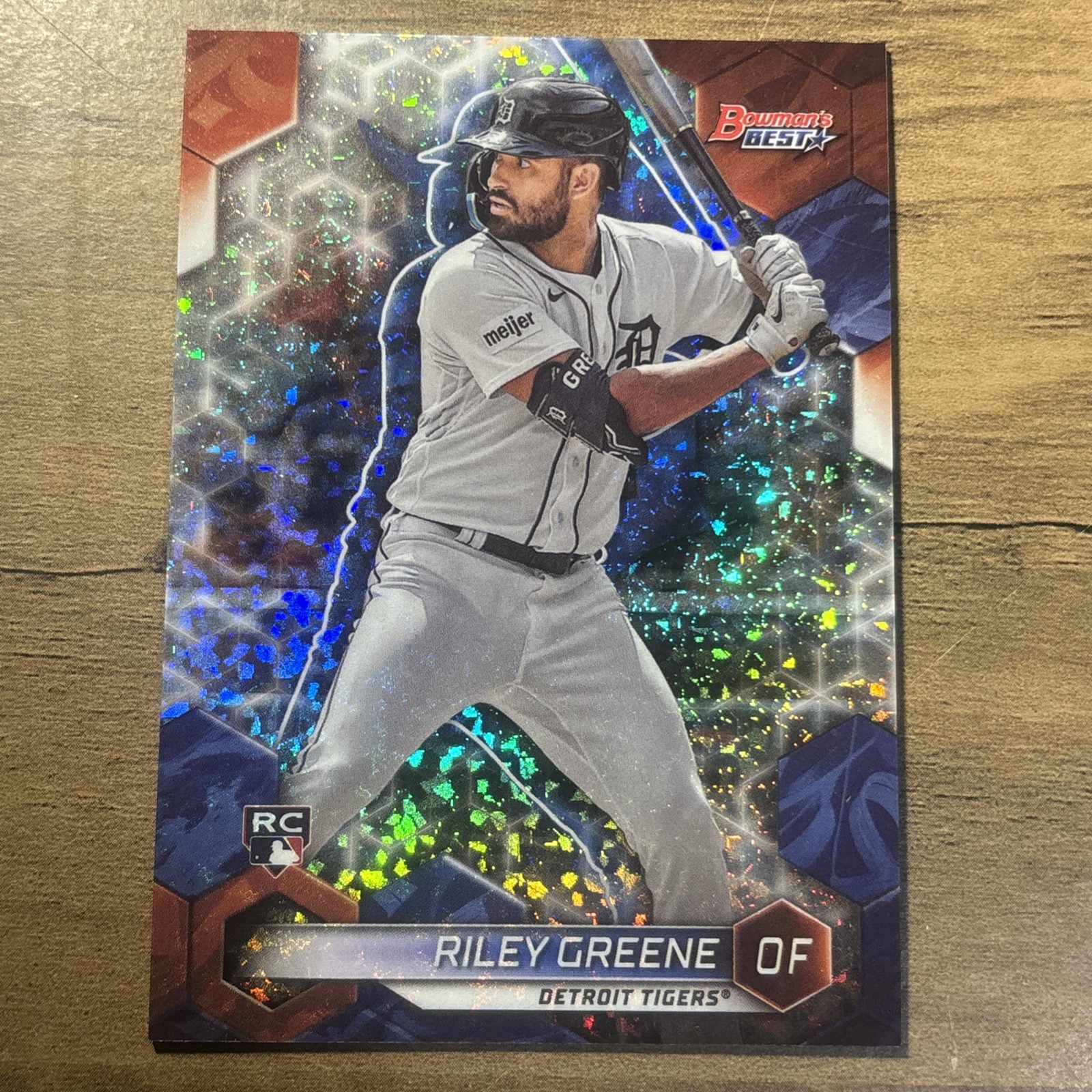 Riley Greene 2023 Bowman's Best  Mini-Diamond Refractor /299 Tigers  