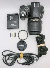 Nikon D60 10.2MP CCD DSLR Kit w/ AF-S DX 18-55mm VR Zoom Tested 18K Shutter