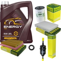 Mann Inspektionspaket 5L Mannol Energy 5W-30 FüR Ford Fiesta V 1.3 1.6 16V