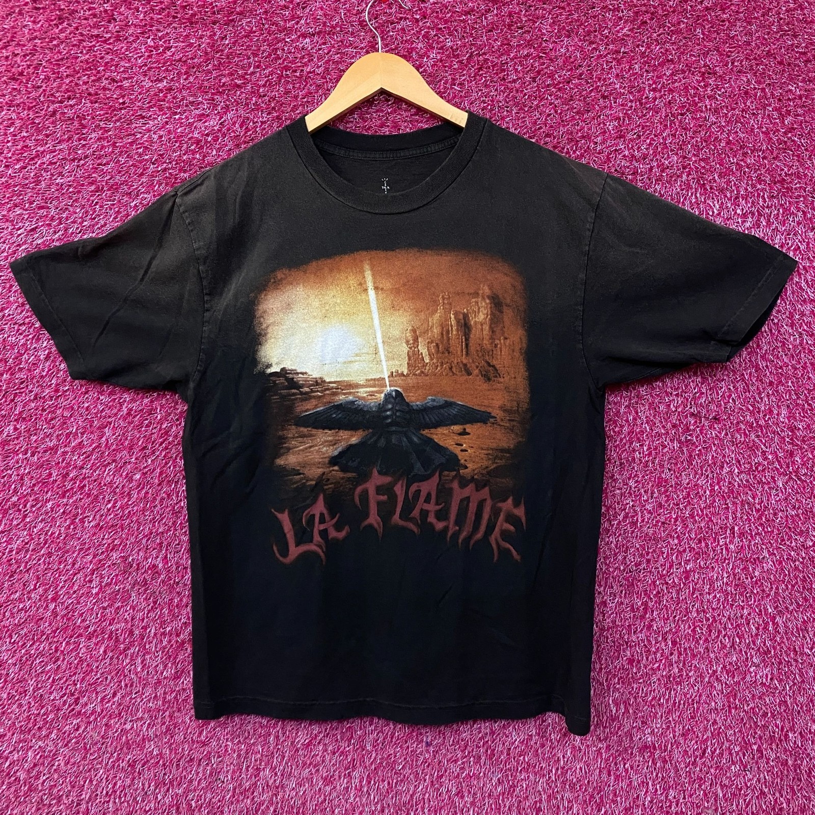 Travis Scott Cactus Jack " La Flame" Coachella Exclusive T-Shirt Large